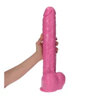 Big Dildo realistico Golia fucsia 41 cm