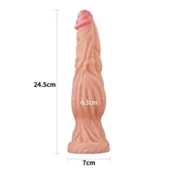 Dildo Monster nature silicone 24,5 cm Dildo Monster nature silicone 24,5 cm