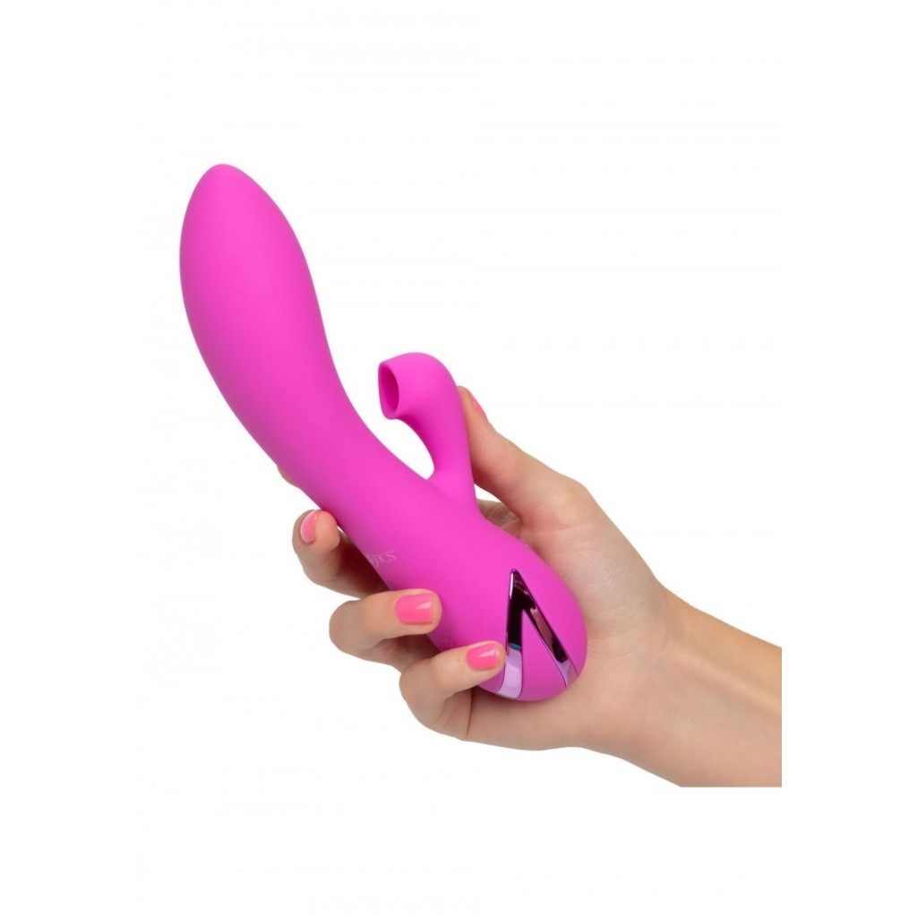 Vibratore rabbit vaginale doppio stimolatore succhia vagina clitoride realistico