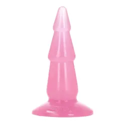 Plug anale Abete jelly fucsia 15,5 cm Plug anale Abete jelly fucsia 15,5 cm