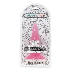 Plug anale Abete jelly fucsia 15,5 cm Plug anale Abete jelly fucsia 15,5 cm