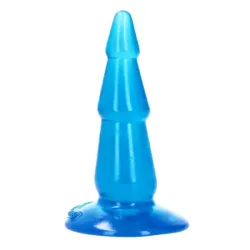 Plug anale Abete jelly blu 15,5 cm Plug anale Abete jelly blu 15,5 cm