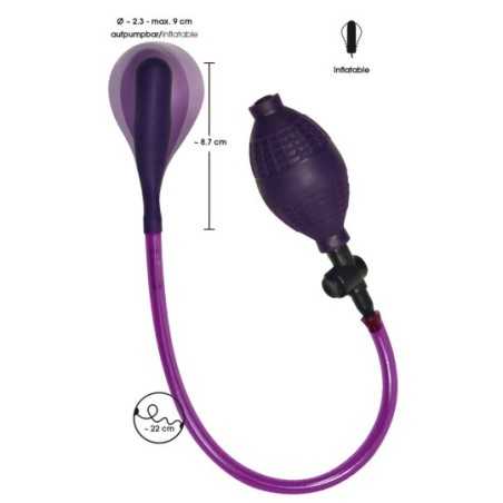 Plug anale gonfiabile pump up viola