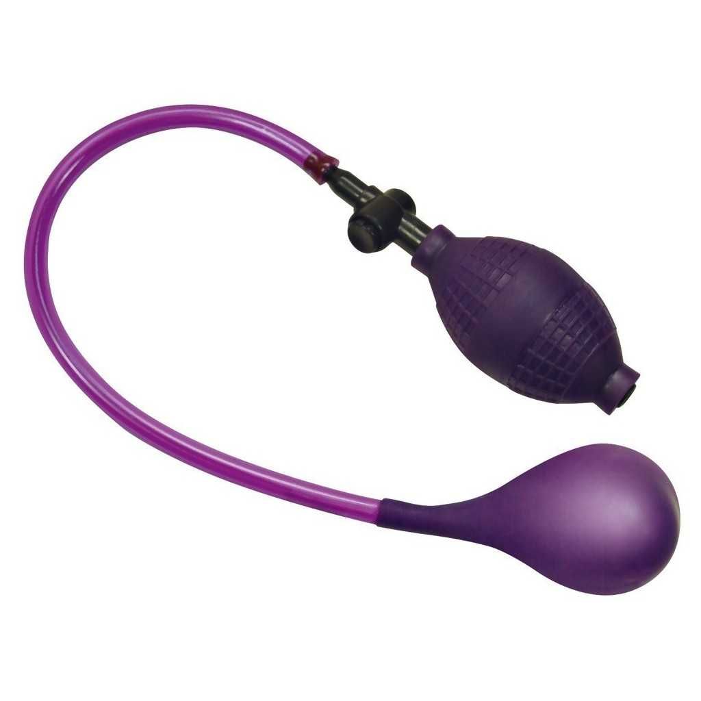 Fallo anale gonfiabile anal balloon pump up purple