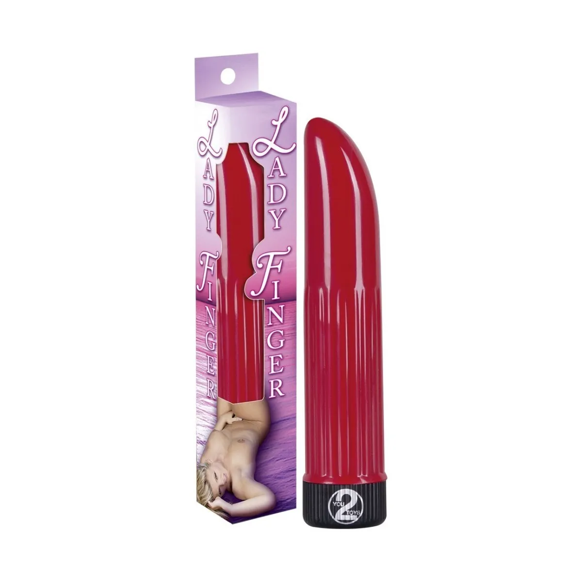 Vibratore Classico Ladyfinger red