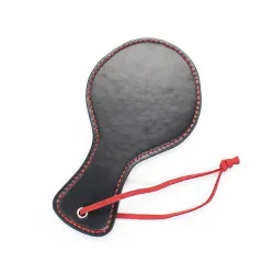Paddle sculacciatore rotondo nero 17 cm Paddle sculacciatore rotondo nero 17 cm