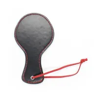 Paddle sculacciatore rotondo nero 17 cm