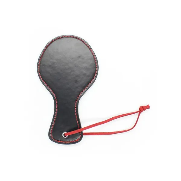 Paddle sculacciatore rotondo nero 17 cm