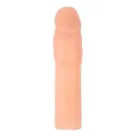 Guaina pene indossabile pelle chiara 17 cm