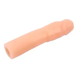 Guaina pene indossabile pelle chiara 17 cm Guaina pene indossabile pelle chiara 17 cm