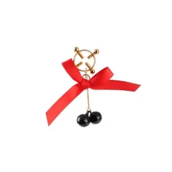 Set 2 coppie pinze e strizza capezzoli rosso Set 2 coppie pinze e strizza capezzoli rosso