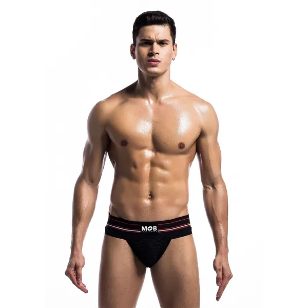 Jockstrap uomo nero Mob di Malebasics
