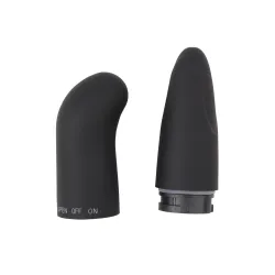Vibratore mini punto G nero 12 cm Vibratore mini punto G nero 12 cm