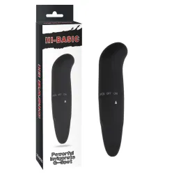 Vibratore mini punto G nero 12 cm Vibratore mini punto G nero 12 cm