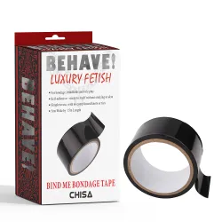 Nastro BDSM costrittivo nero lucido 15 mt Nastro BDSM costrittivo nero lucido 15 mt