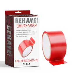Nastro BDSM costrittivo rosso lucido 15 mt Nastro BDSM costrittivo rosso lucido 15 mt