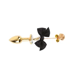 Kit buttplug e pinze capezzoli nero Kit buttplug e pinze capezzoli nero