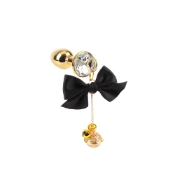 Kit buttplug e pinze capezzoli nero Kit buttplug e pinze capezzoli nero