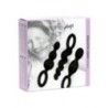 Set 3 plug anali silicone nero Set 3 plug anali silicone nero