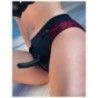Slip strapon con dildo per pegging