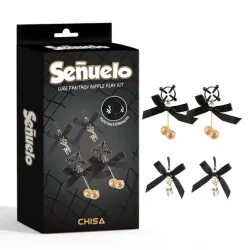 Set 2 coppie strizza e stringi capezzoli nero Set 2 coppie strizza e stringi capezzoli nero