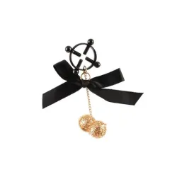Set 2 coppie strizza e stringi capezzoli nero Set 2 coppie strizza e stringi capezzoli nero