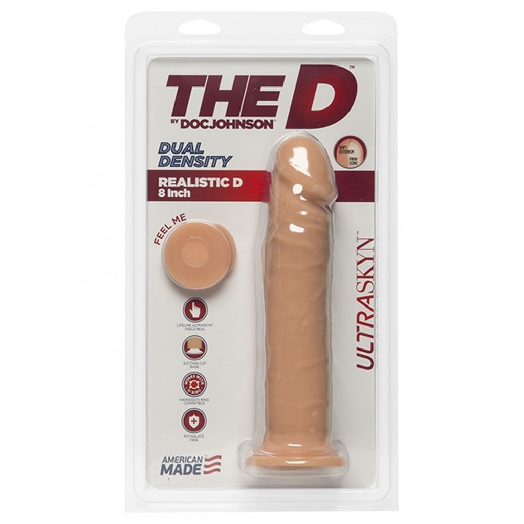 Fallo realistico dildo vaginale con ventosa the D vero pene regular