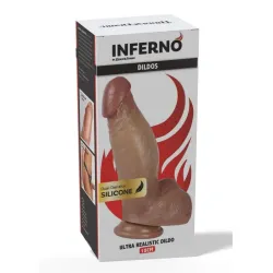 Fallo Realistico Inferno pelle chiara 20 cm Fallo Realistico Inferno pelle chiara 20 cm