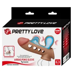 Guaina prolunga pene silicone 16 cm chiara Guaina prolunga pene silicone 16 cm chiara