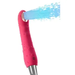 Vibratore vaginale per doccia 20 cm fucsia Vibratore vaginale per doccia 20 cm fucsia