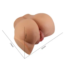 Masturbatore mini vibrante doppia entrata