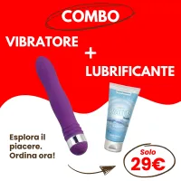 Vibratore donna 17,5 cm + Lubrificante 100 ml