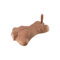 Mezzo busto realistico con fallo e ano Mezzo busto realistico con fallo e ano