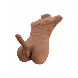 Mezzo busto realistico con fallo e ano Mezzo busto realistico con fallo e ano