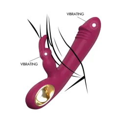 Vibratore rabbit Taygeta 21 cm porpora Vibratore rabbit Taygeta 21 cm porpora