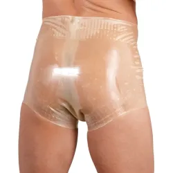 Boxer uomo BDSM in latex trasparente Boxer uomo BDSM in latex trasparente