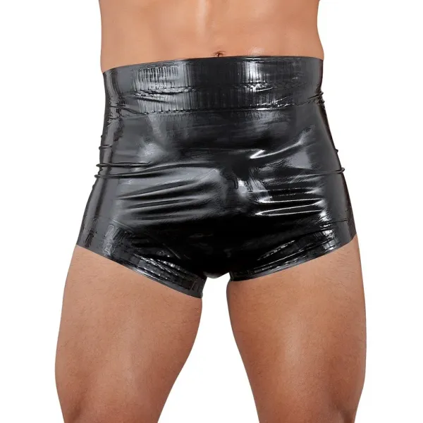 Boxer uomo BDSM in latex nero