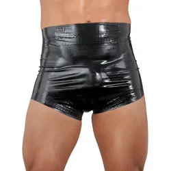 Boxer uomo BDSM in latex nero Boxer uomo BDSM in latex nero