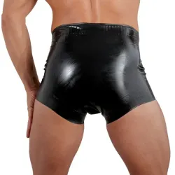 Boxer uomo BDSM in latex nero Boxer uomo BDSM in latex nero