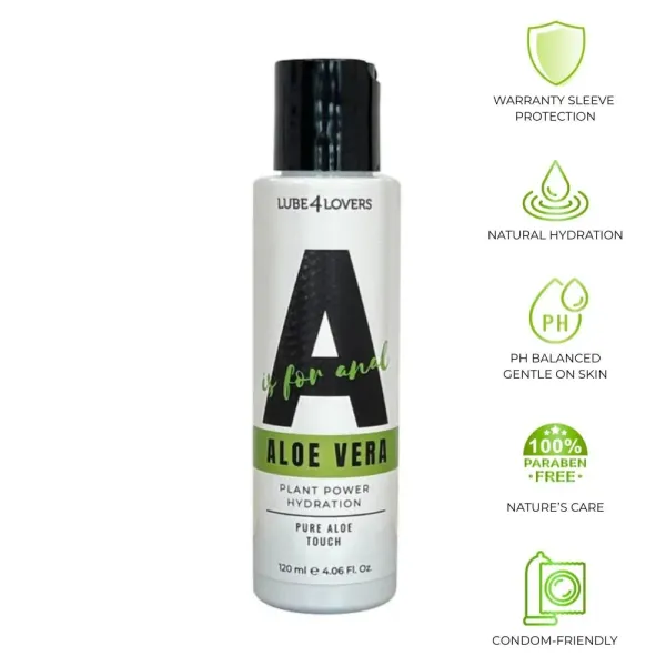 Lubrificante anale con aloe vera 120 ml