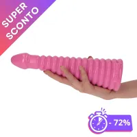 Plug anale piramide Tito fucsia 27 cm
