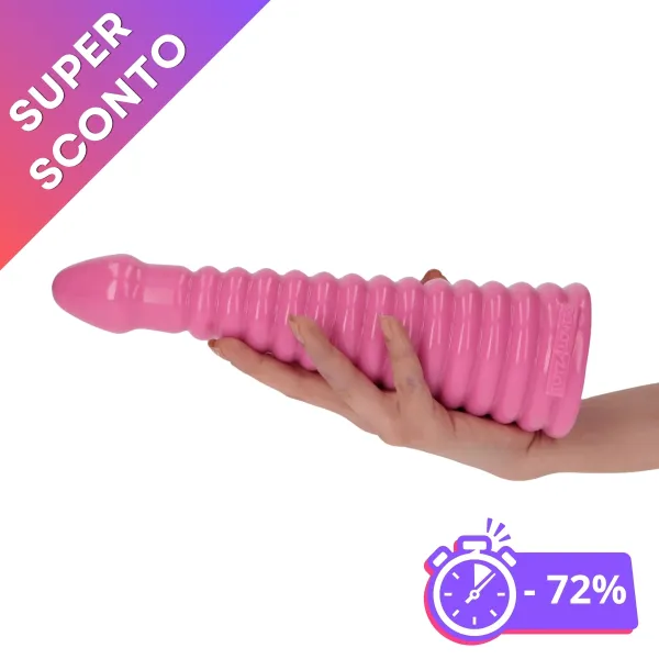 Plug anale piramide Tito fucsia 27 cm