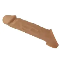Guaina prolunga pene real morbida 20,5 cm