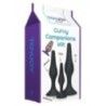 Kit 3 plug anali Curvy Companions neri Kit 3 plug anali Curvy Companions neri
