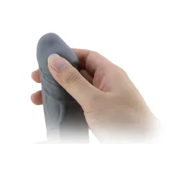 Guaina ingrandimento pene 18 cm nera Guaina ingrandimento pene 18 cm nera