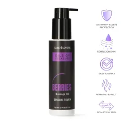 Olio massaggi scaldante Frutti Bosco 120 ml