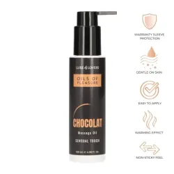 Olio per massaggi scaldante cioccolato 120 ml