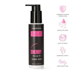 Olio per massaggi scaldante ciliegia 120 ml