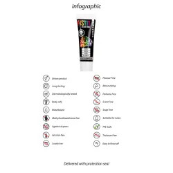 Lubrificante intimo Extra Thick Rainbow 25 ml Lubrificante intimo Extra Thick Rainbow 25 ml