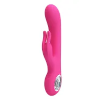 Vibratore rabbit silicone extra piacere 19 cm